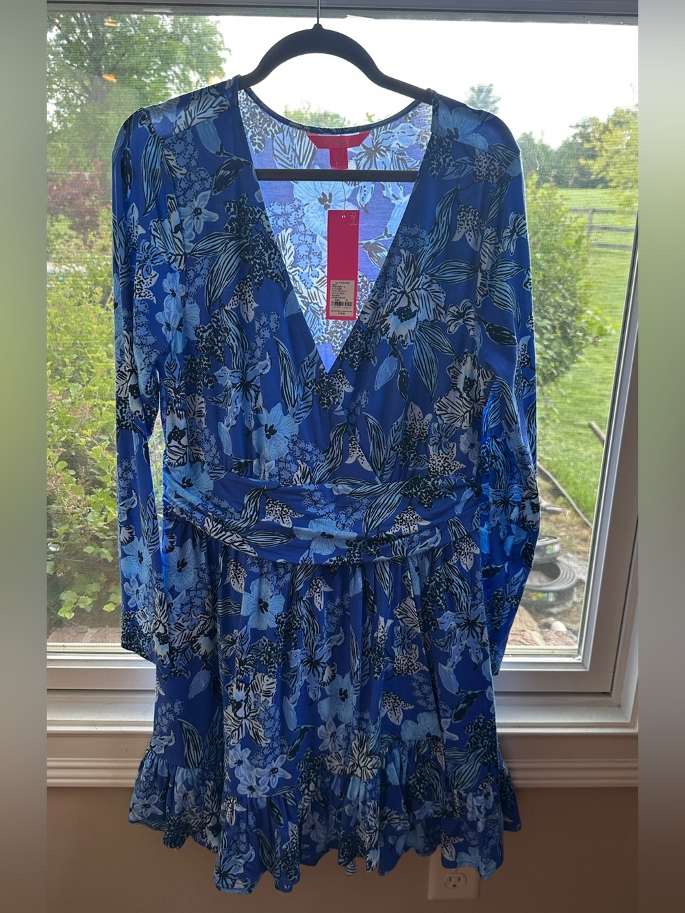 Lilly Pulitzer NWT Codylee Romper Dress Alba Blue Cruisin Together Size XL - Picture 3 of 8